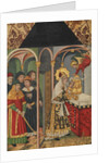 Panel with the Angel Appearing to Zacharias…, 1464-1507 by Domingo Ram