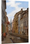 Parochialstrasse in Berlin, 1831 by Johann Philipp Eduard Gärtner