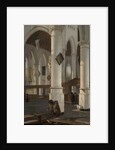 Interior of the Oude Kerk, Delft, probably 1650 by Emanuel de Witte