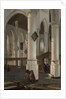 Interior of the Oude Kerk, Delft, probably 1650 by Emanuel de Witte