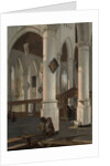 Interior of the Oude Kerk, Delft, probably 1650 by Emanuel de Witte