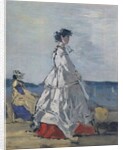 Princess Pauline Metternich on the Beach, ca. 1865-67 by Eugene Louis Boudin