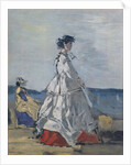 Princess Pauline Metternich on the Beach, ca. 1865-67 by Eugene Louis Boudin