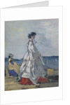 Princess Pauline Metternich on the Beach, ca. 1865-67 by Eugene Louis Boudin