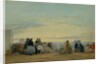 On the Beach, Sunset, 1865 by Eugene Louis Boudin