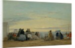 On the Beach, Sunset, 1865 by Eugene Louis Boudin