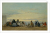 On the Beach, Sunset, 1865 by Eugene Louis Boudin