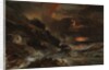 A Storm off the Normandy Coast, probably 1850s by Eugene Isabey
