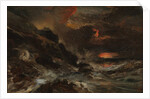 A Storm off the Normandy Coast, probably 1850s by Eugene Isabey