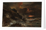 A Storm off the Normandy Coast, probably 1850s by Eugene Isabey
