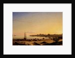 Stage Fort across Gloucester Harbor, 1862 by Fitz Hugh Lane