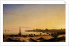 Stage Fort across Gloucester Harbor, 1862 by Fitz Hugh Lane