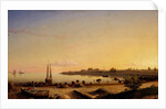 Stage Fort across Gloucester Harbor, 1862 by Fitz Hugh Lane