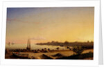 Stage Fort across Gloucester Harbor, 1862 by Fitz Hugh Lane