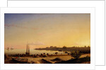Stage Fort across Gloucester Harbor, 1862 by Fitz Hugh Lane