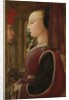 Portrait of a Woman with a Man at a Casement, ca. 1440 by Filippo Lippi