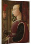 Portrait of a Woman with a Man at a Casement, ca. 1440 by Filippo Lippi