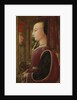 Portrait of a Woman with a Man at a Casement, ca. 1440 by Filippo Lippi