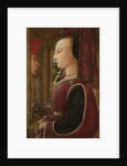 Portrait of a Woman with a Man at a Casement, ca. 1440 by Filippo Lippi