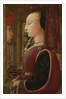 Portrait of a Woman with a Man at a Casement, ca. 1440 by Filippo Lippi