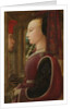 Portrait of a Woman with a Man at a Casement, ca. 1440 by Filippo Lippi