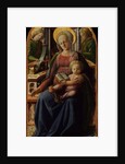 Madonna and Child Enthroned with Two Angels, ca. 1440 by Filippo Lippi