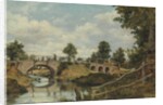 An Old Bridge at Hendon, Middlesex, ca. 1828 by Frederick W Watts