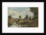An Old Bridge at Hendon, Middlesex, ca. 1828 by Frederick W Watts