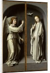 Archangel Gabriel; The Virgin Annunciate, ca. 1510 by Gerard David