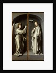 Archangel Gabriel; The Virgin Annunciate, ca. 1510 by Gerard David