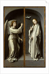 Archangel Gabriel; The Virgin Annunciate, ca. 1510 by Gerard David