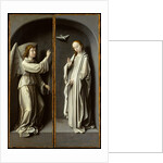 Archangel Gabriel; The Virgin Annunciate, ca. 1510 by Gerard David