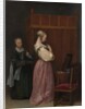 A Young Woman at Her Toilet with a Maid, ca. 1650-51 by Gerard Terborch II