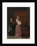 A Young Woman at Her Toilet with a Maid, ca. 1650-51 by Gerard Terborch II