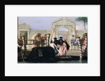The Departure of the Gondola, mid-1760s by Giovanni Domenico Tiepolo