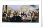 The Departure of the Gondola, mid-1760s by Giovanni Domenico Tiepolo