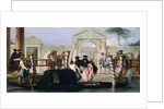 The Departure of the Gondola, mid-1760s by Giovanni Domenico Tiepolo