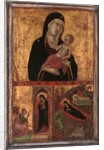 Madonna and Child with the Annunciation and the Nativity, ca. 1310-15 by Goodhart Master