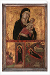 Madonna and Child with the Annunciation and the Nativity, ca. 1310-15 by Goodhart Master