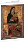 Madonna and Child with the Annunciation and the Nativity, ca. 1310-15 by Goodhart Master