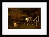 Hunting Dogs with Dead Hare, 1857 by Gustave Courbet
