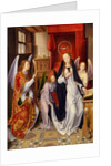 The Annunciation, 1480-89 by Hans Memling