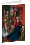 The Annunciation, ca. 1465-70 by Hans Memling