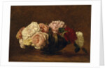 Roses in a Bowl, 1883 by Henri Fantin-Latour