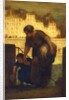 The Laundress, 186[3?] by Honore Daumier