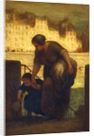 The Laundress, 186[3?] by Honore Daumier