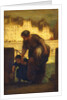 The Laundress, 186[3?] by Honore Daumier