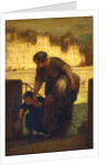 The Laundress, 186[3?] by Honore Daumier