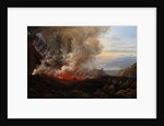 An Eruption of Vesuvius, 1824 by Johan Christian Dahl