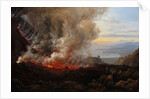 An Eruption of Vesuvius, 1824 by Johan Christian Dahl
